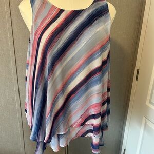 Lane Bryant Multicolor Striped Blouse